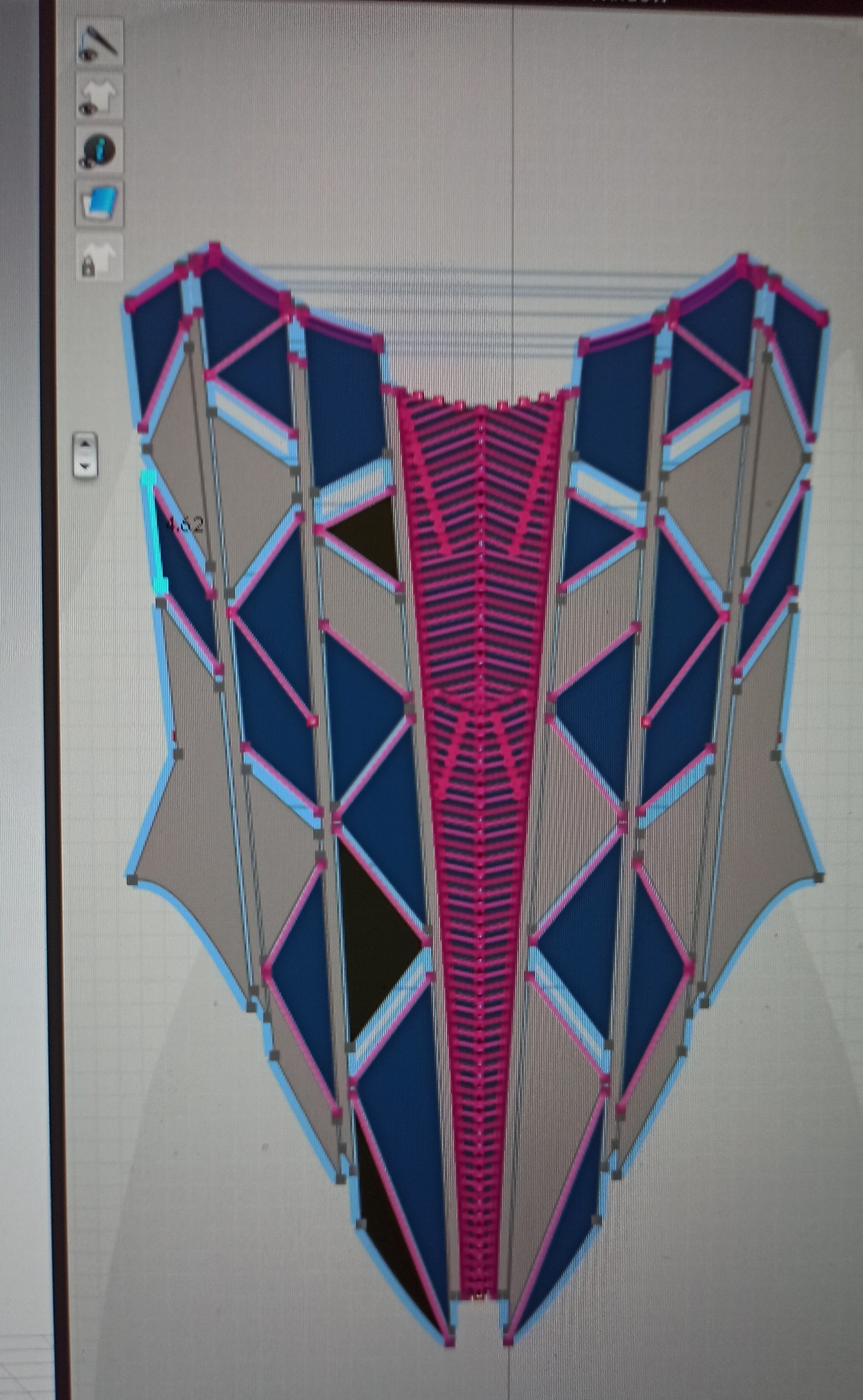 CLO3D construction — digital pattern