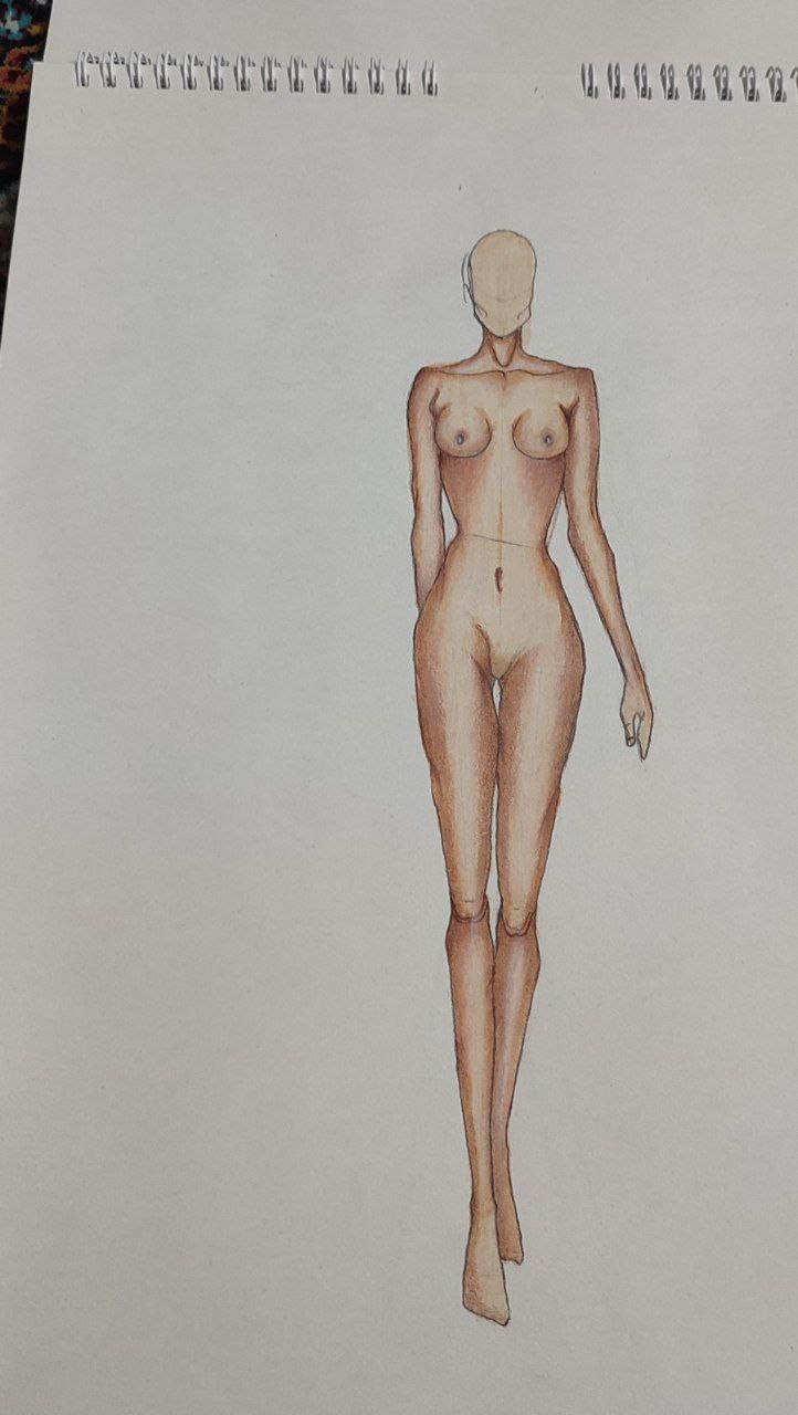 Croquis au marqueur — figure