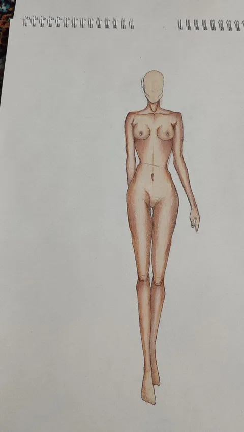 Anatomy study: hands, digital fashion design by Ghazal Alidoost