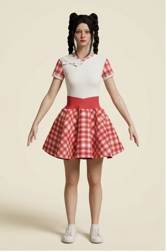 gingham tee set