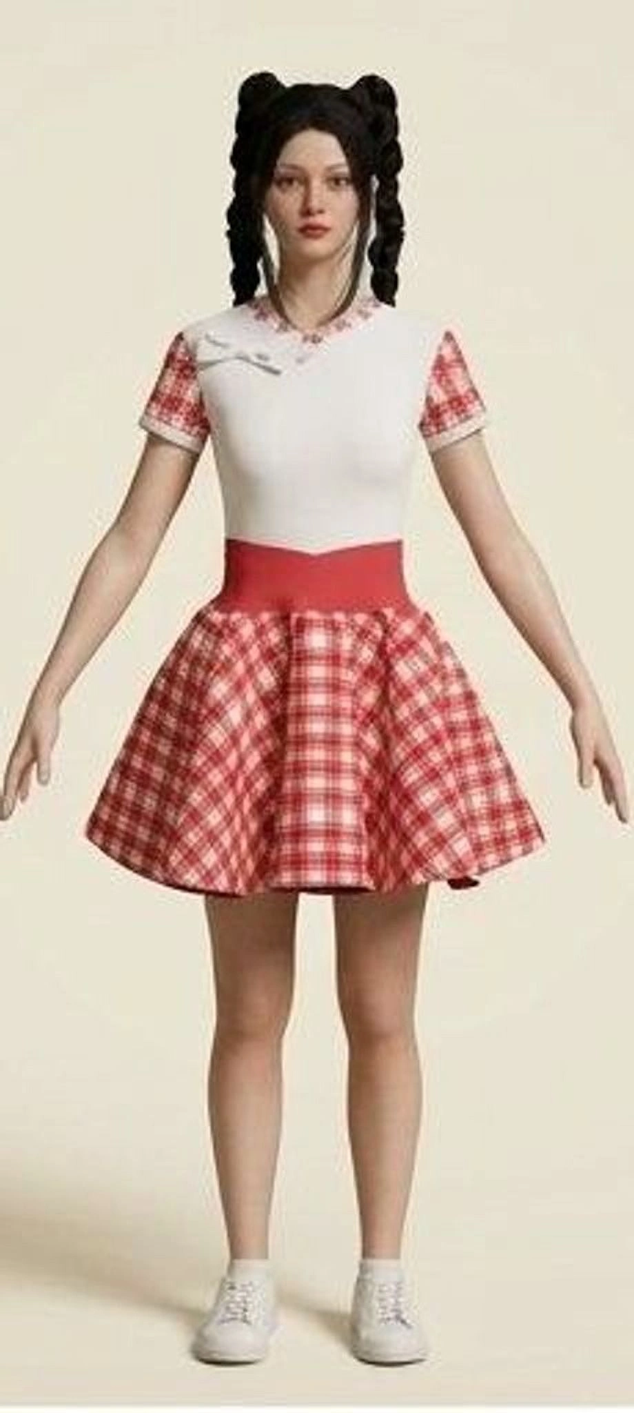 gingham tee set