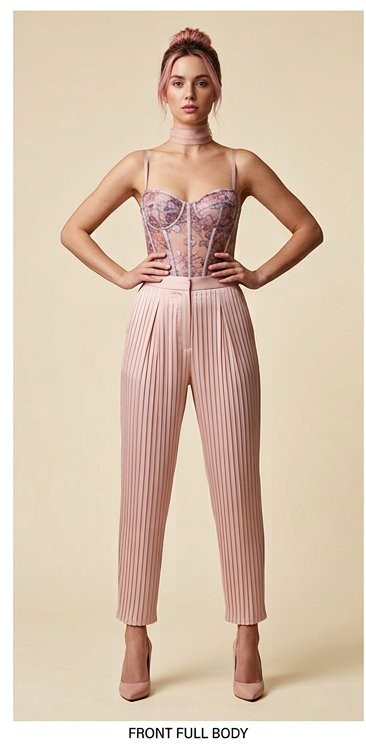 pink corset set