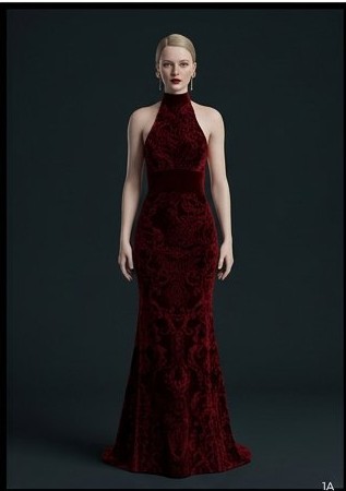 red velvet mermaid