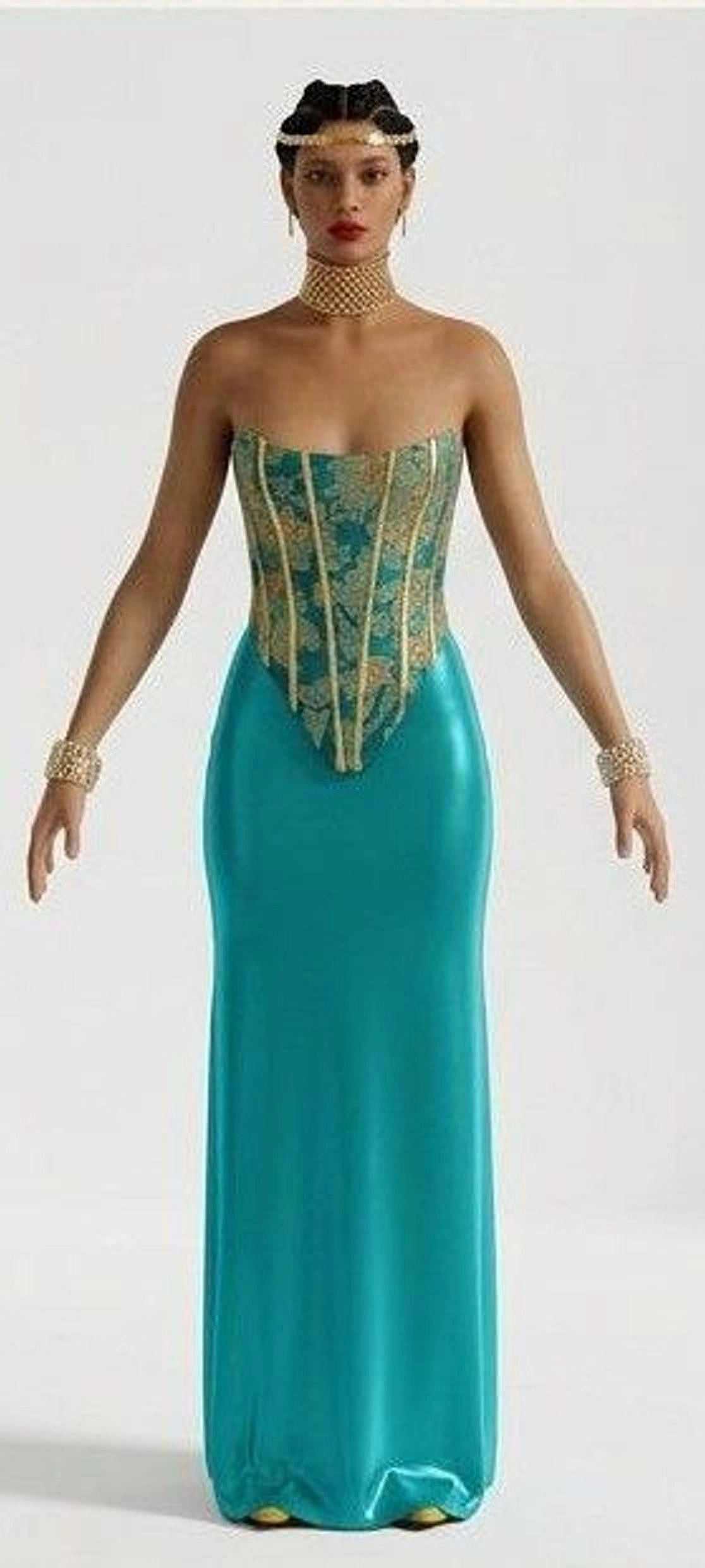 teal corsetry 075